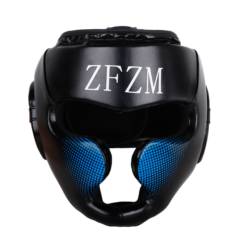 Protector de cabeza de taekwondo de Sanda, ejercicio de ejercicio, protector de cuello, protector de ojos, protector de nariz, protector de boca y boca