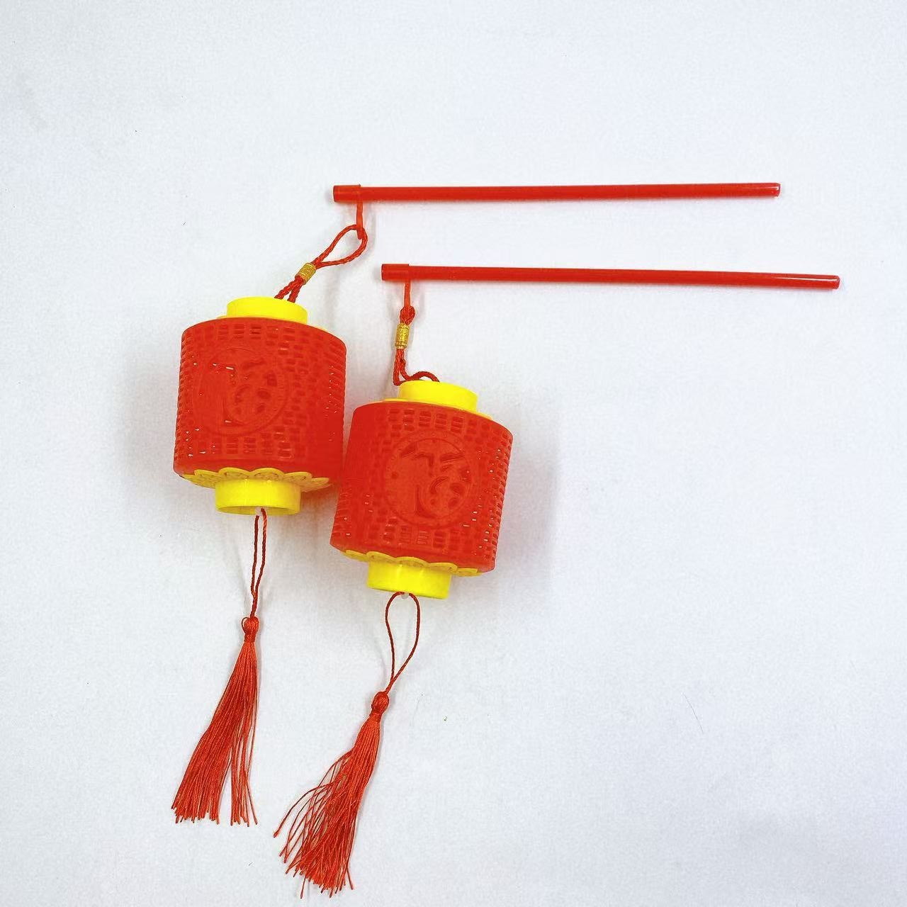 Lanternas portátiles para niños de Año Nuevo Festival de linternas Fu Zi luz pequeña linterna festiva lanternas rojas estand 2 yuanes lotes de grandes almacenes