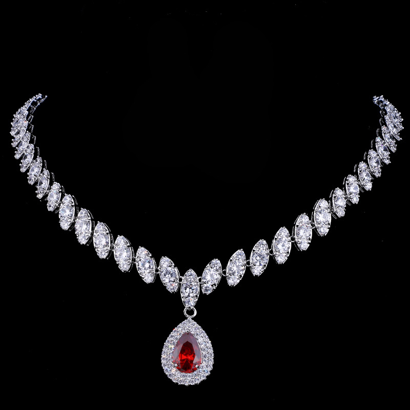 Red Diamond-Single Necklace