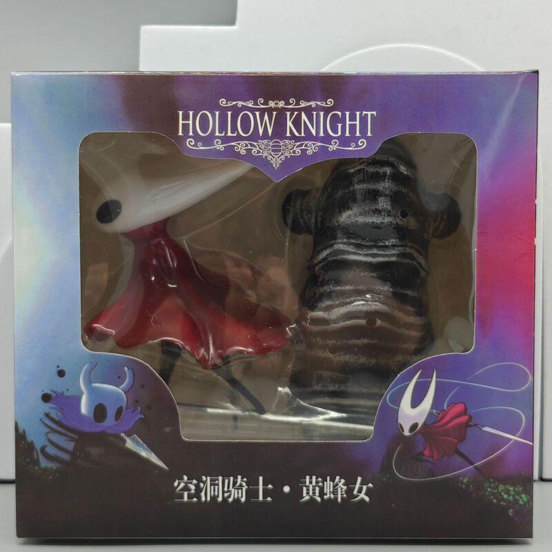 新発売の人気玩具「ホロウナイト」の騎士王、小騎士、黄蜂女、クイロのフィギュアセット、卓上やリビングの飾り|undefined