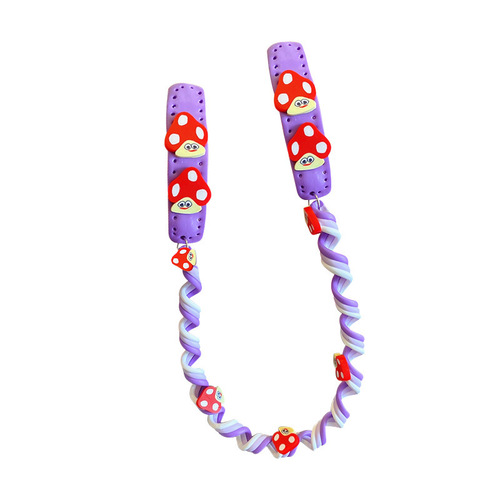 Children's braids, dirty braids, curling irons, little girls' colorful braided hair ropes, girls' hair accessories, headbands