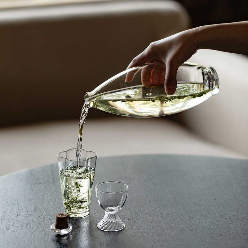 高硼硅耐热玻璃冷泡瓶创意酒瓶器简约北欧风冷凝酒具冷泡玻璃瓶|undefined