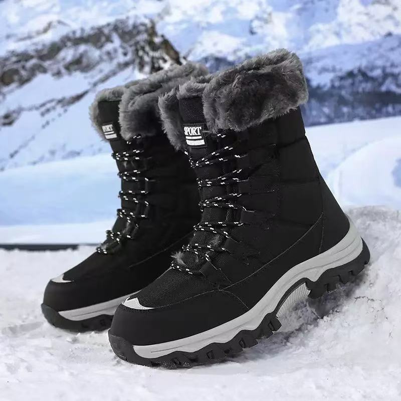 Botas de Nieve Térmicas para Mujer, PU y Caucho, Ligeras y Cálidas, para Uso Diario image 4