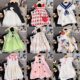 Girl's dress 2025 New Children's Fashionable Princess Dress Baby's Western Style Summer Sweet Vest Dress Summer