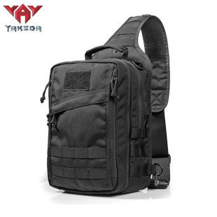 Multifunctional Tactical Camouflage Casual Satchel Chest Bag Single Shoulder Crossbody Bag Multifunctional Waterproof Nylon Tactical Hanging Bag