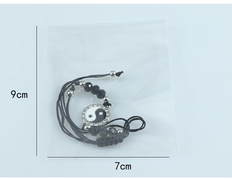 Unisex Gender Simple Style Tai Chi Alloy Knitting Unisex Drawstring Bracelets