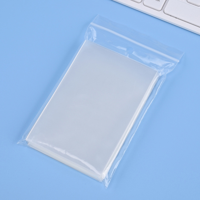 Gu Mei Gu Zi Ba Hao CPP bolsa autoadhesiva bolsa ziplock insignia redonda cuadrada Ba Hao bolsa tarjeta cubierta protectora de película 20 hilos