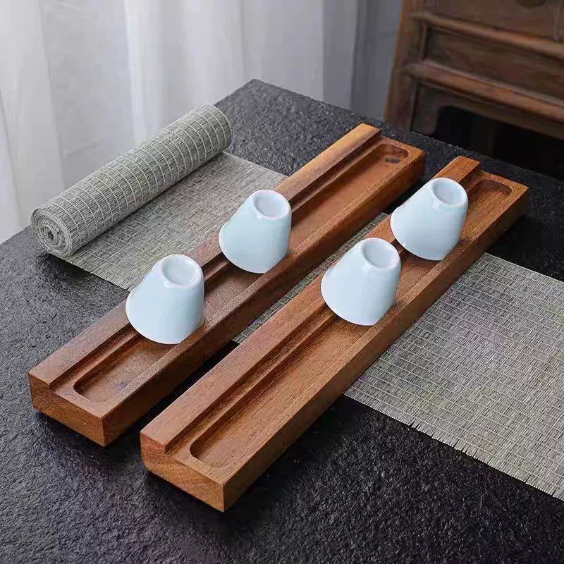 호두나무 찻잔걸이 수납선반 원목 컵건조대 컵꽂이 차기구 물기제거 컵홀더 컵받침 나무선반