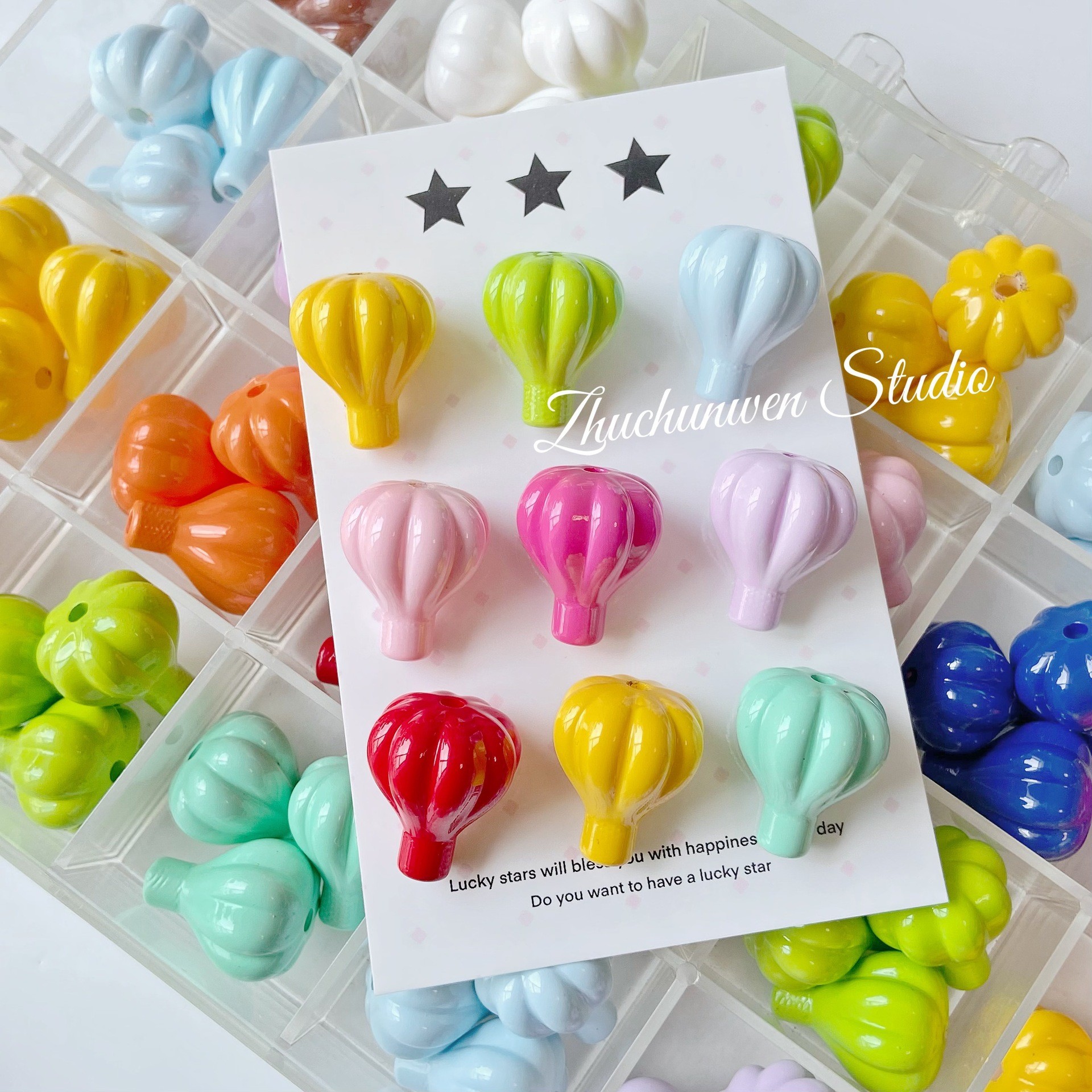 Coloridos cuentas de alta saturación serie de cuerdas de teléfono móvil DIY joyas de cadena en joyas hechas a mano accesorios de cuentas sueltas