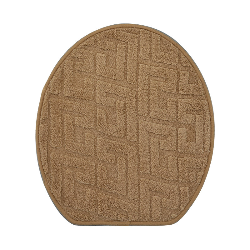 Nuevo Jacquard baño de peluche absorción de agua esterilla de suelo de color sólido antideslizante esterilla de baño baño puerta de ducha esterilla transfronteriza