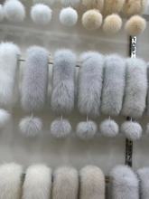 批发韩版高档冬季加厚狐狸毛球围巾时尚保暖柔软小围脖百搭毛领