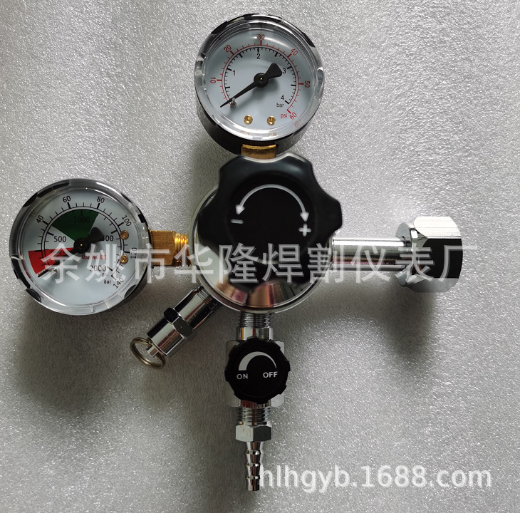 啤酒减压阀，压力表电商款