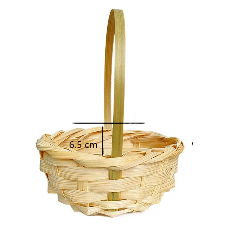 Источник производителя спот специальная бамбуковая корзина игрушка аксессуары мини маленькая корзина ротанг маленькая корзина цветочная корзина