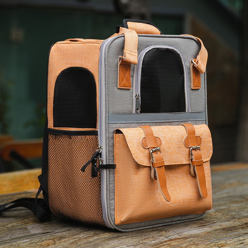 Gato bolsa portátil de gran capacidad para mascotas mochila gato bolsa de perro mochila gato mochila bolsa de baño