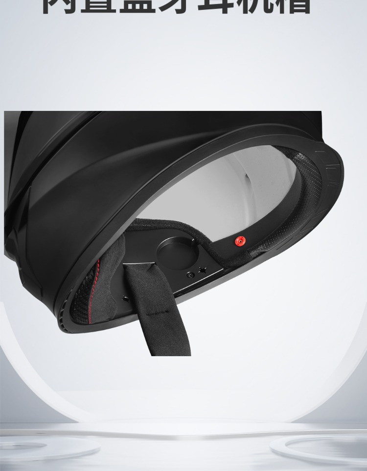 4XL Motorcycle Helmet Full Helmet with Bluetooth Headset Extra Large Size