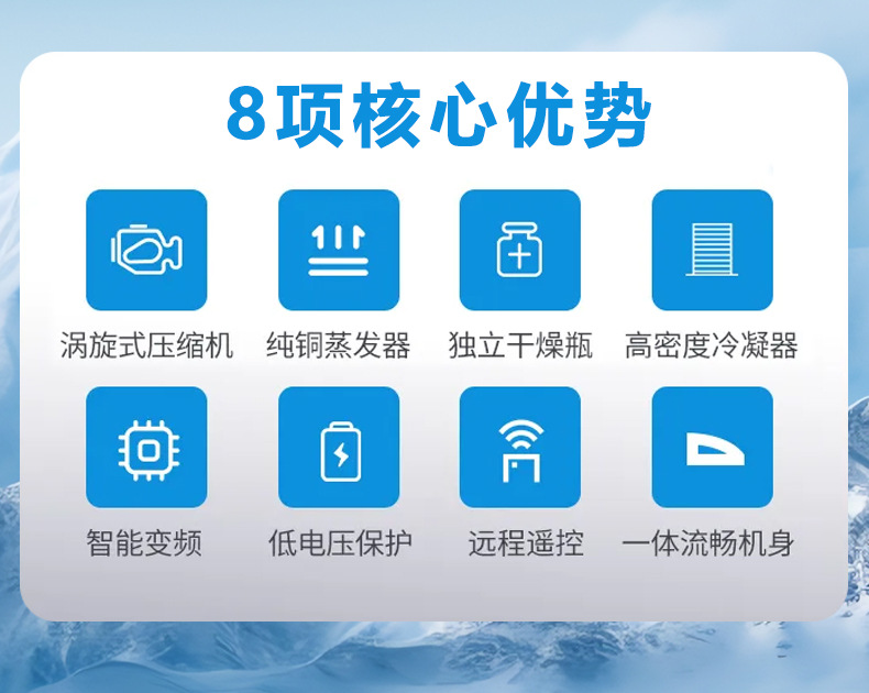 Liletu Parking Air Conditioner 12V24V Car Electric Scroll Truck Rv Dining Car Roof Parking Air Conditioner