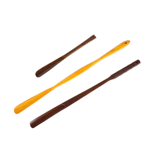Wooden Shoe Horn Long Handle Household Shoe Prop Shoe Expander Pregnant Women's Shoe Horn Long Shoe Horn No Bending Over Shoe Puller