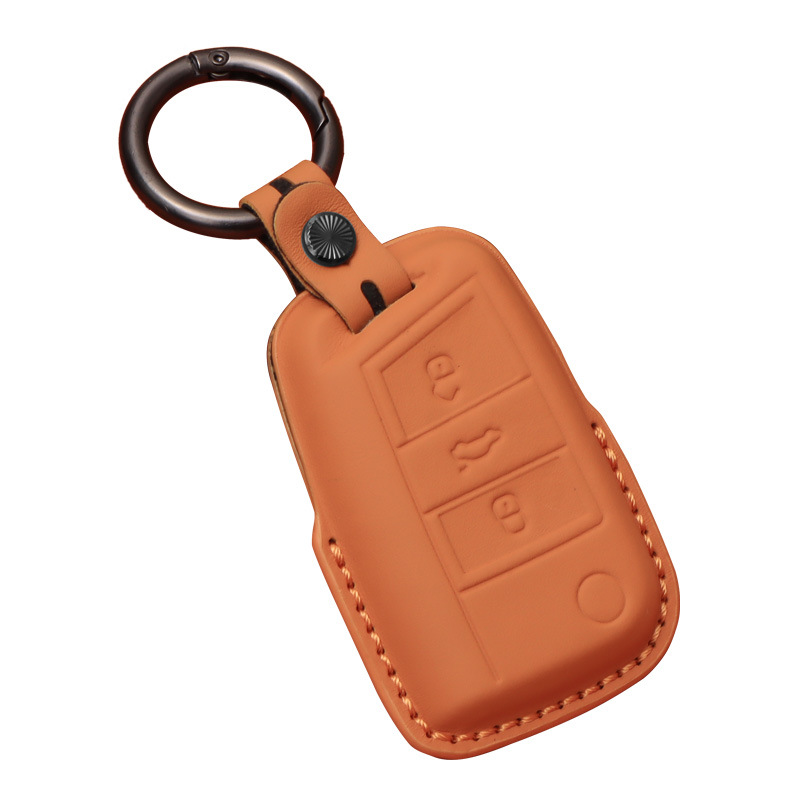 鍵カバーの頭の層の牛革の本革の速騰の宝はマイテンのゴルフの歌の道を探して車のパサートの朗逸を見ます。