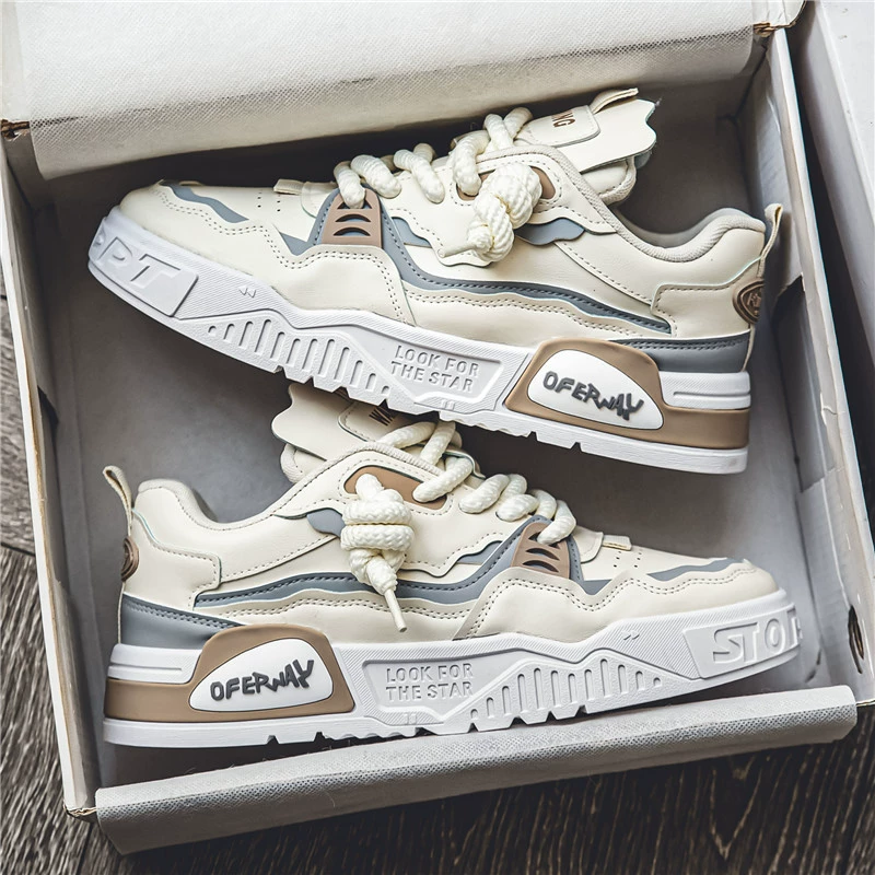 Мужская обувь повседневная обувь трансграничный большой размер новые корейские модные кроссовки кроссовки маленькие белые туфли