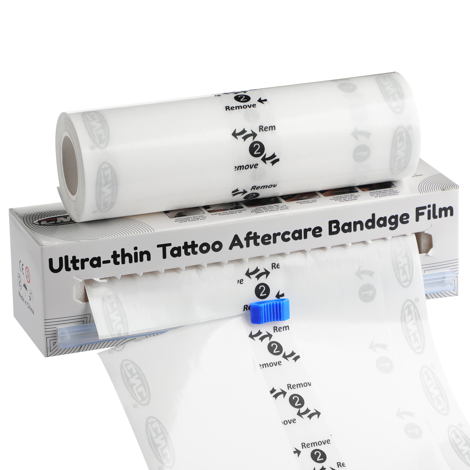 película protectora de tatuajes de dragón bordado película de reparación de tatuajes permeable a prueba de cicatrices impermeable a prueba de polvo protector de tatuajes PU película equipo de tatuajes