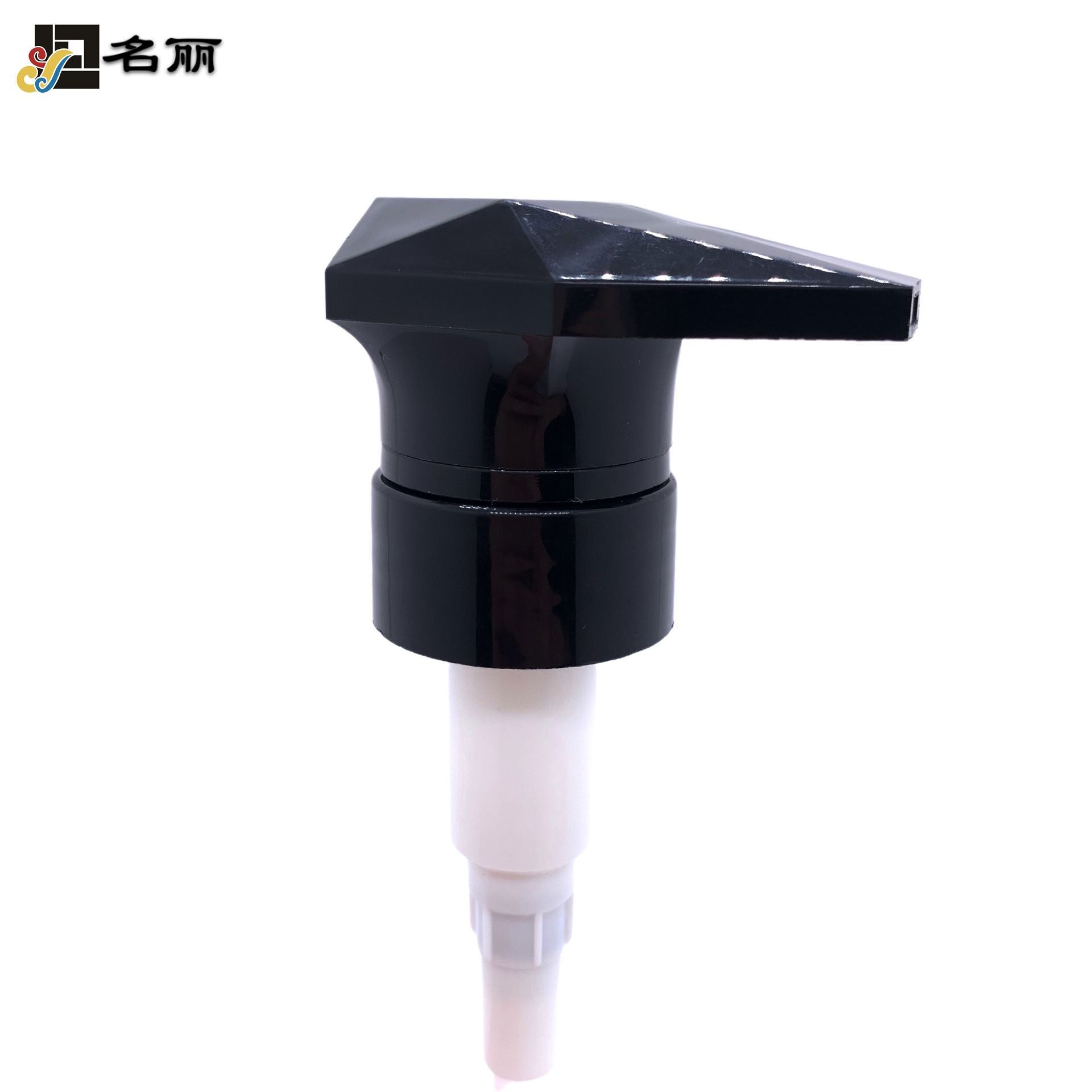 33 410 光面 珠光金 烫金  烫银边  钻石状头帽塑料乳液按压泵头