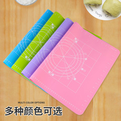 Kitchen utensils silicone kneading mat large thickened with scale rolling mat chopping board mat baking mat silicone and dough mat