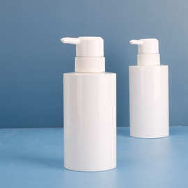 现货300mlPET塑料洗护分装瓶按压乳液瓶身体乳瓶洗发水沐浴露瓶子