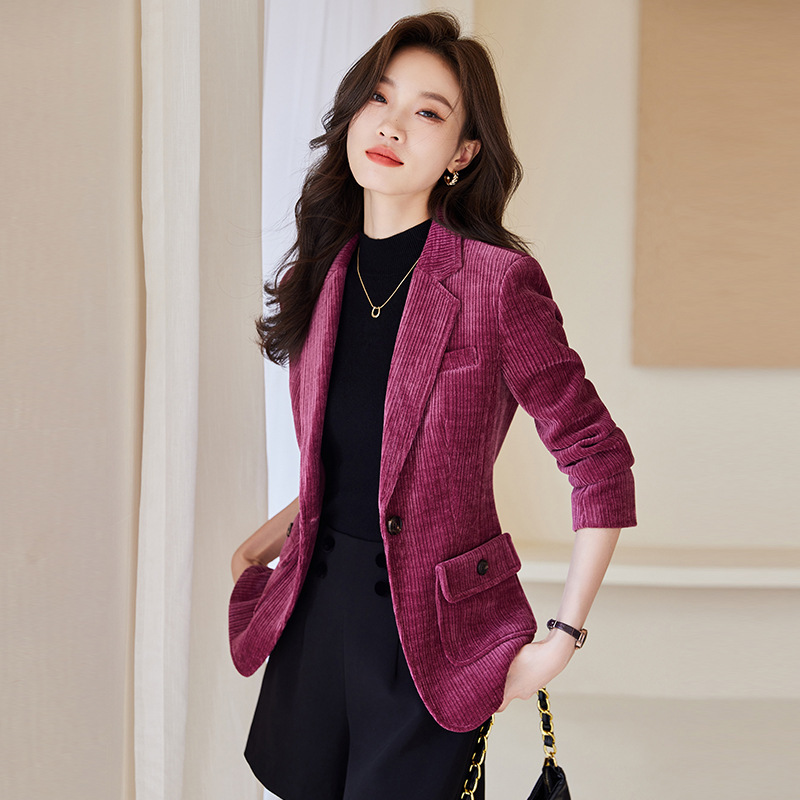 Demi-season fuchsia long-sleeve