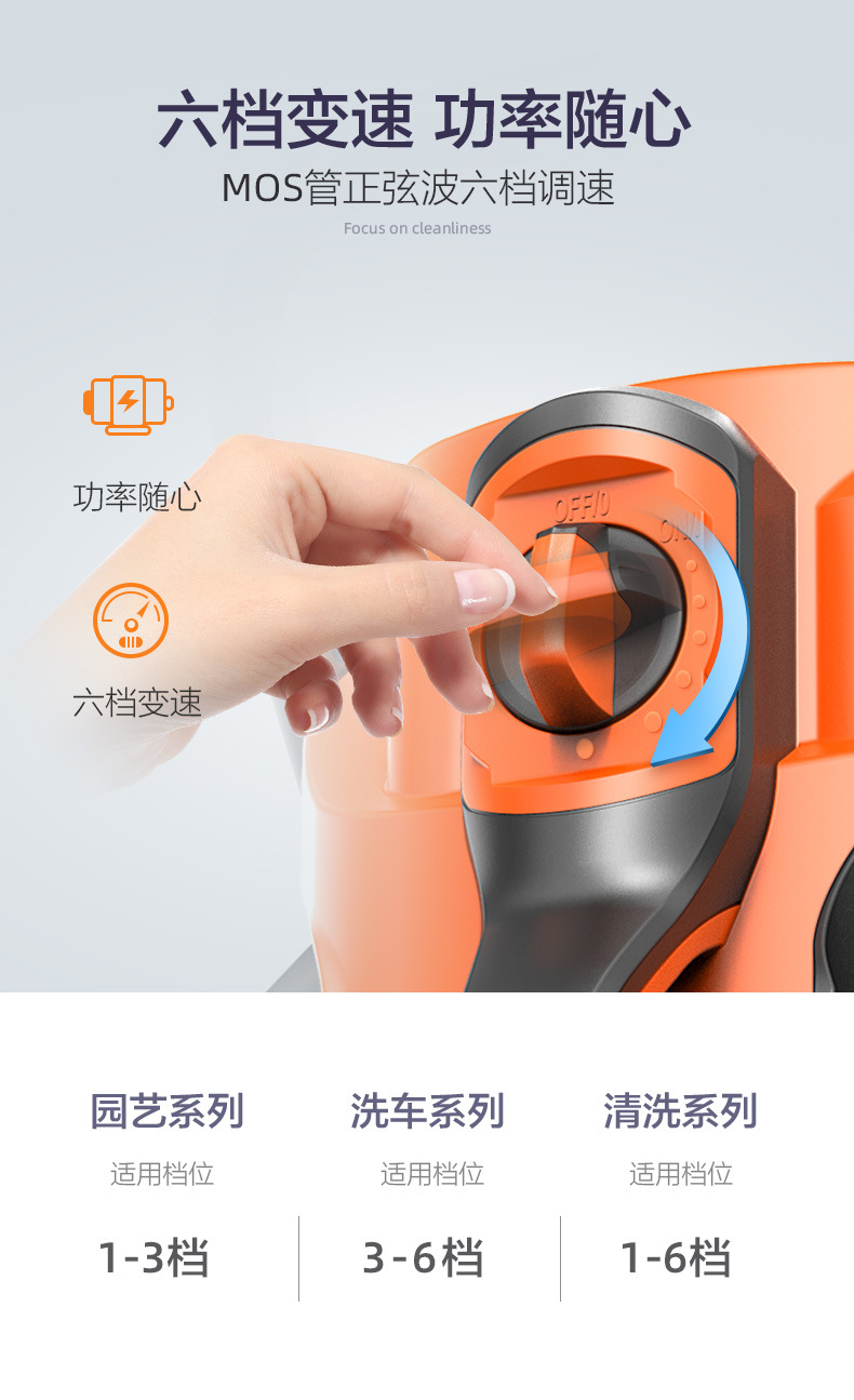 Yili household high pressure 220V car washing machine car washing artifact ultra high pressure large flow courtyard cleaning machine washing yard