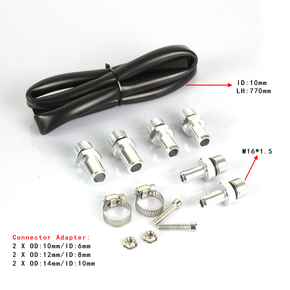 General Automobile 300ml Aluminum Engine Oil Waste Gas Breathable Pot Recycling Filter Pot Oil Gas Separator Oil Tank