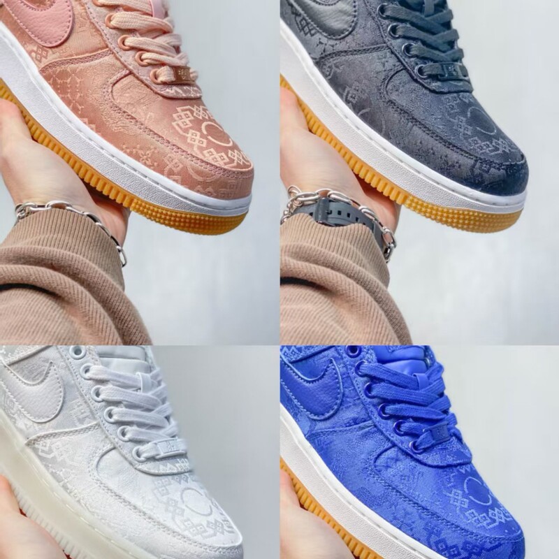 Original Air Force Air Force 1 Low-Top Silk Versatile Casual Shock-Absorbing Wear-Resistant Sports Running Shoes