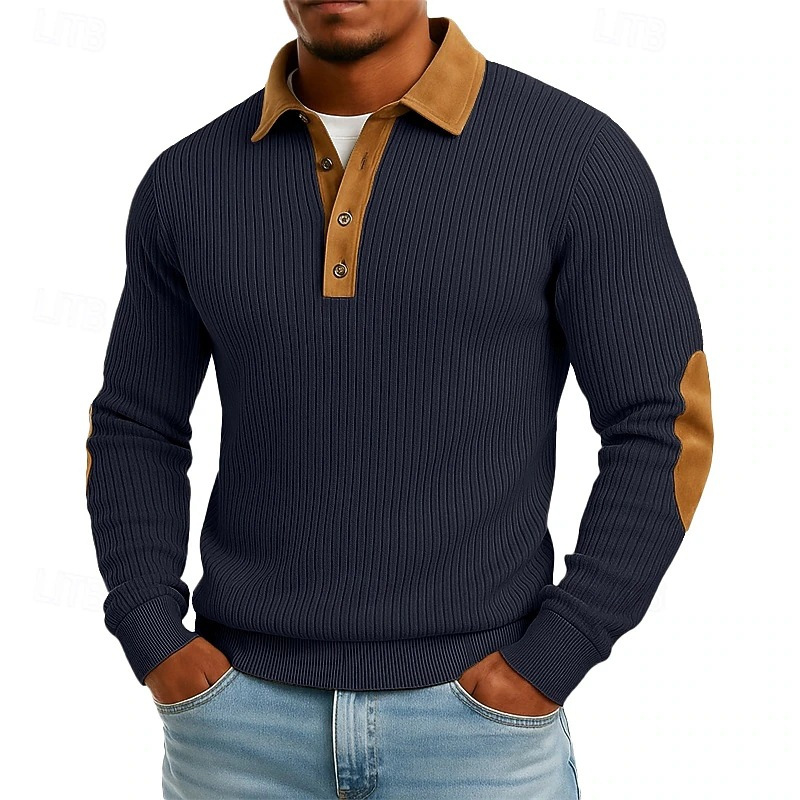 New Autumn And Winter Cross-border Best-selling Men's Outdoor Jacket, Corduroy Casual Turn-down Collar_voghion.com