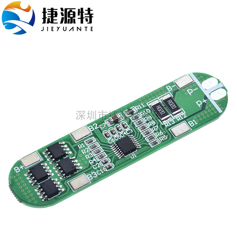 4串14.8V 18650锂聚合物电池保护板 16.8V 防过充 过放 12A限流