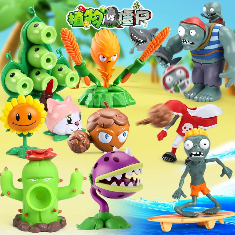 Plants vs. Zombies, джинсовая игрушка на солнечной батарее