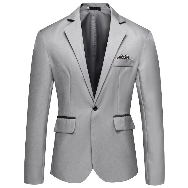 Foreign Trade 2024 Cross-border Men's Single-breasted Small Suit Korean Style Youth Slim-fit Non-ironing Casual Suit Jacket Now Foreign Trade 2024 Cross-border Men's Single-breasted Small Suit Korean Style Youth Slim-fit Non-ironing Casual Suit Jacket Now