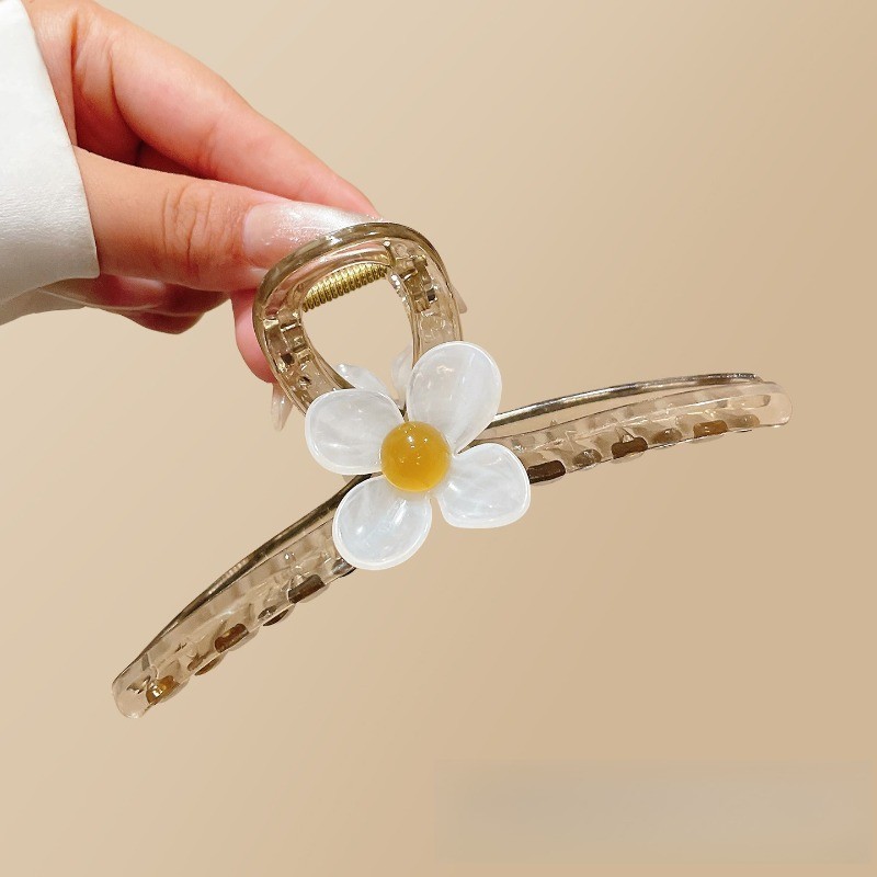 3#Beige flower gripper 13cm