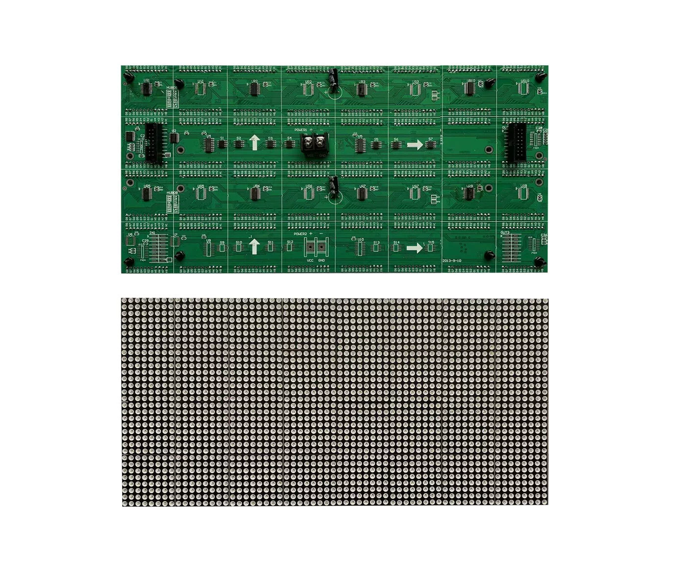 F3.75 Double -color dot -matrix module LED parking lot system window conference display screen special unit board