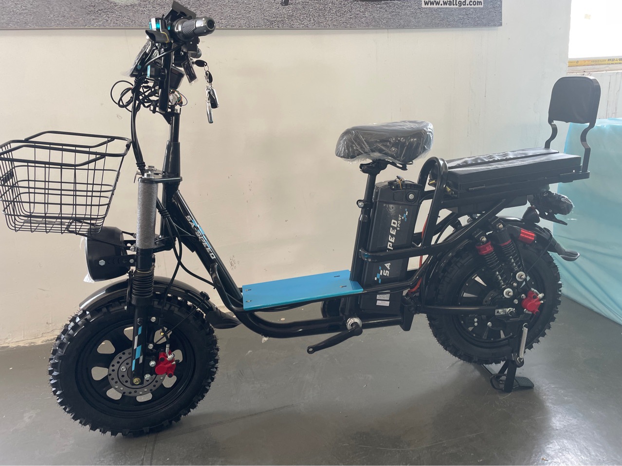 16inch Yilan Delivery Electric Motorcycle 48V Ebike Electric Motorcycle with Super Long Range