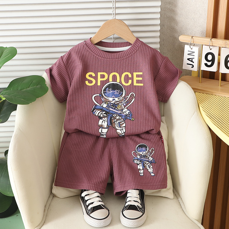 子供半袖セット夏男の子服女の子tシャツ赤ちゃん夏服服2025新しい子供服ファッション|undefined