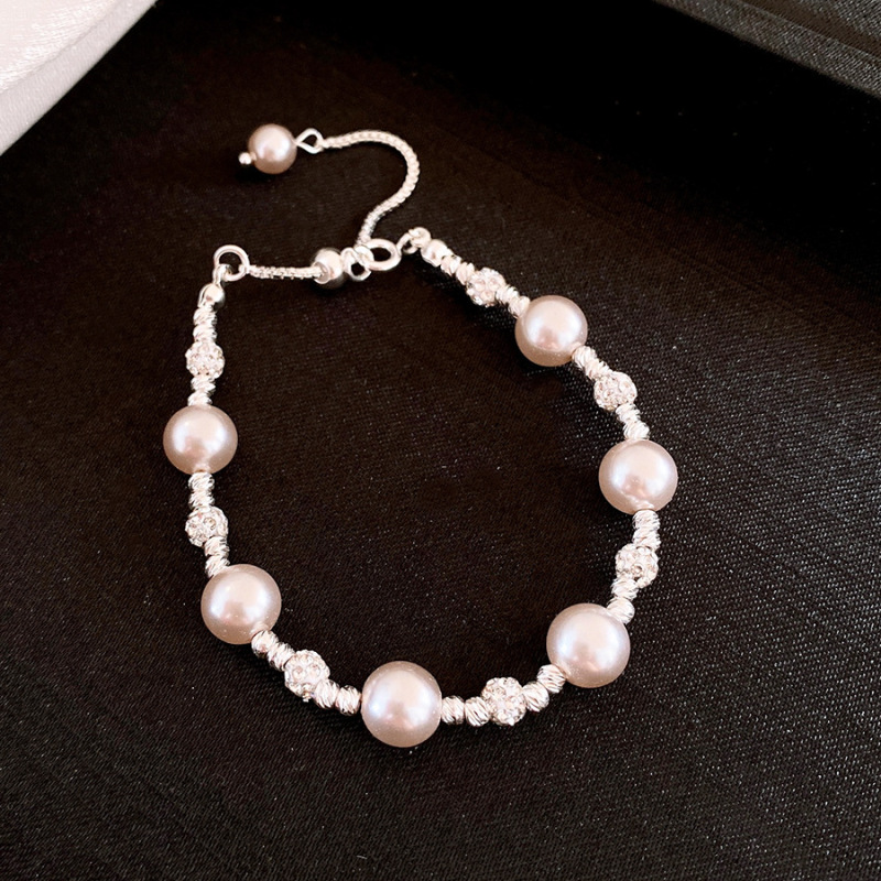Pulsera de cuentas redonda de zircón ojo de tigre, pulsera de moda retro sofisticada y versátil, nicho de alta calidad, joyas al por mayor.