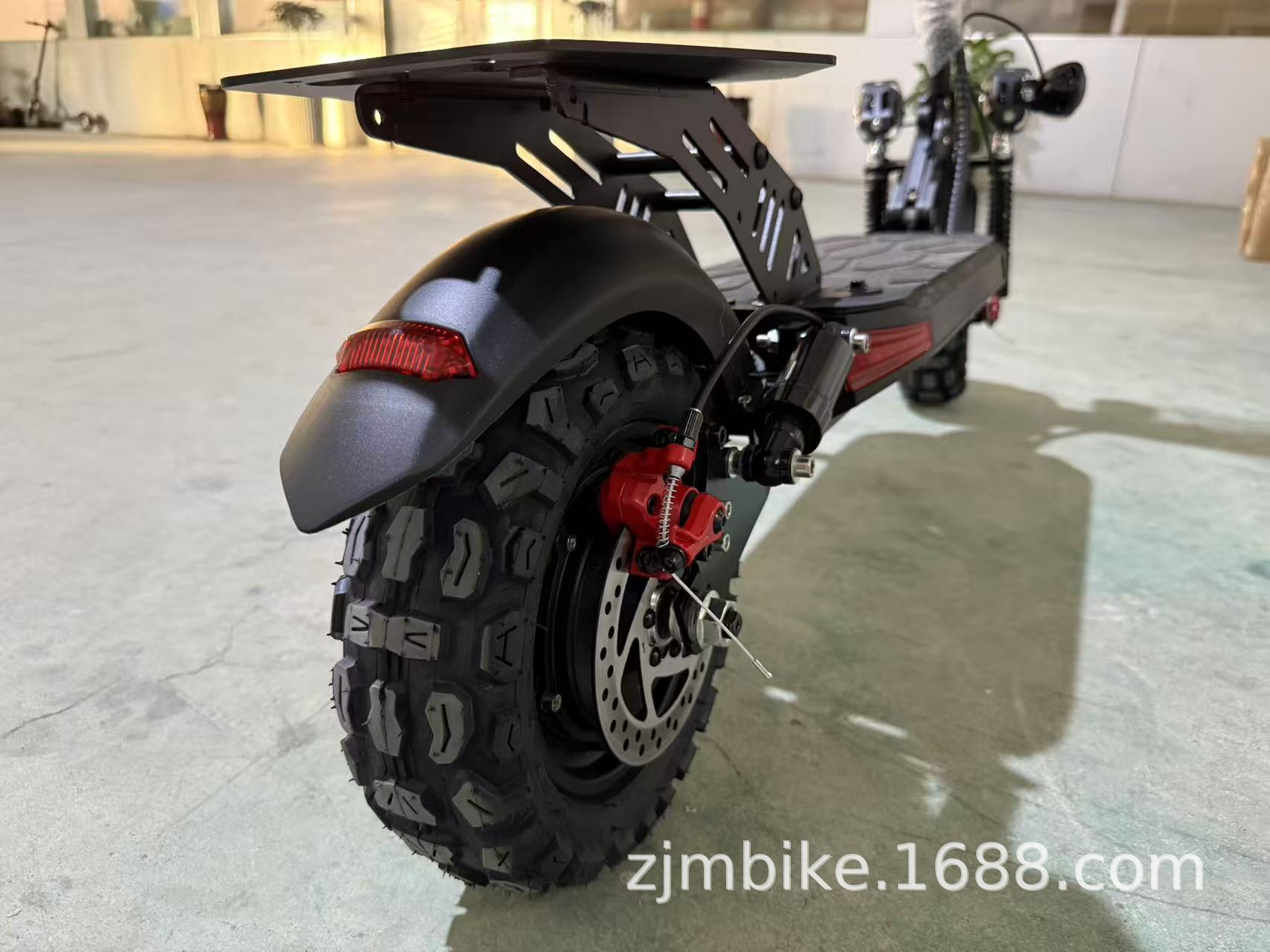 Off-Road 11inch Adult 1200W Electric Scooter Foldable Electric Scooter 48V Front and Rear Shock Absorbers