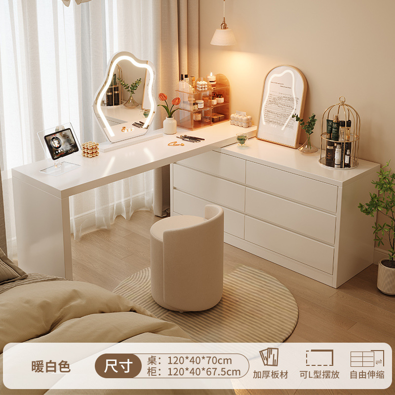 Mueble de cabecera, dormitorio doméstico, armario de almacenamiento contra la pared, espacio de rendija estrecha, uso de armario de cola de cama largo, estante de piso, armario bajo