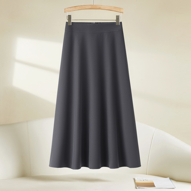 Gray Suit Skirt for Women, 2026 New Spring and Autumn Style, Super Stylish Pleated Skirt, High-Waisted, Stunning A-Line Umbrella Skirt Gray Suit Skirt for Women, 2026 New Spring and Autumn Style, Super Stylish Pleated Skirt, High-Waisted, Stunning A-Line Umbrella Skirt