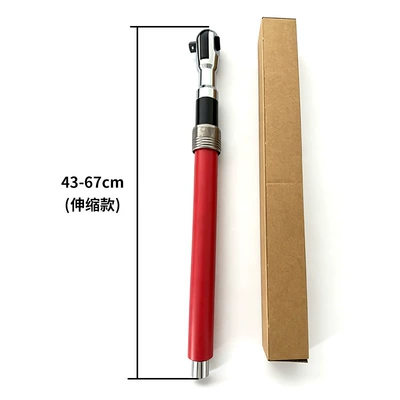 Telescopic Extendable 3-in-1 Ratchet Wrench, Two-Way Quick-Torque Socket Wrench, Auto Repair Tool Wholesale (Mühərrik tənzimləmə alətləri) - retractable-modelratchet-wrench-red-packaged-in-paper-box