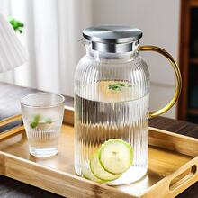 家用玻璃冷水壶耐高温大容量凉水壶耐热防爆凉白开茶壶水具套装