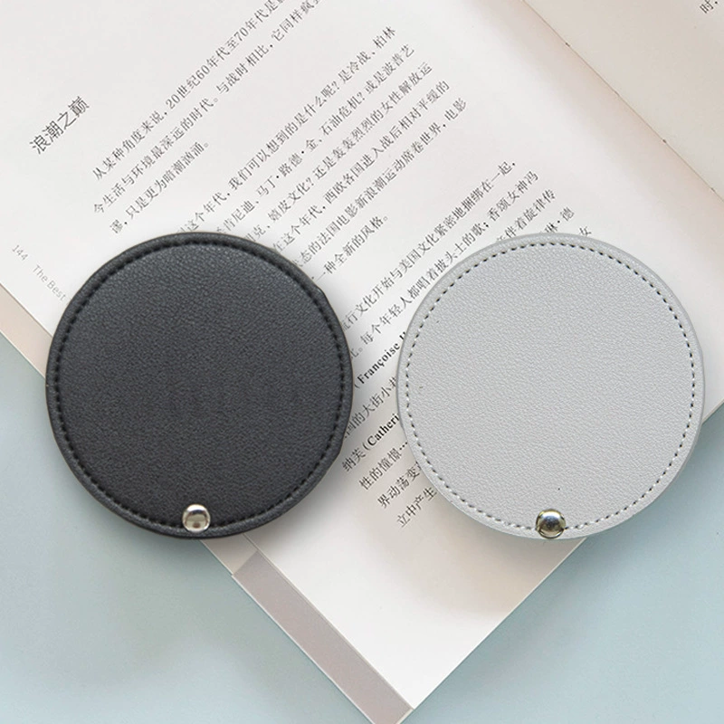 Fashionable polyurethane multicoloured handheld small mirror, creative gift