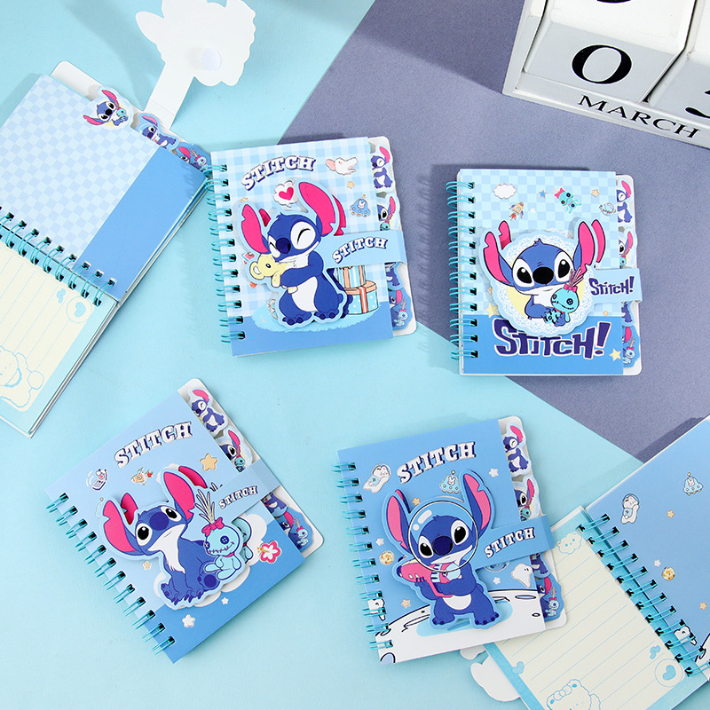 Nuevo producto Little Lanla A7 Albemer Cuaderno de partición de dibujos animados lindo Libro de notas del corazón de la niña Libro de notas Libro de cuentas manual