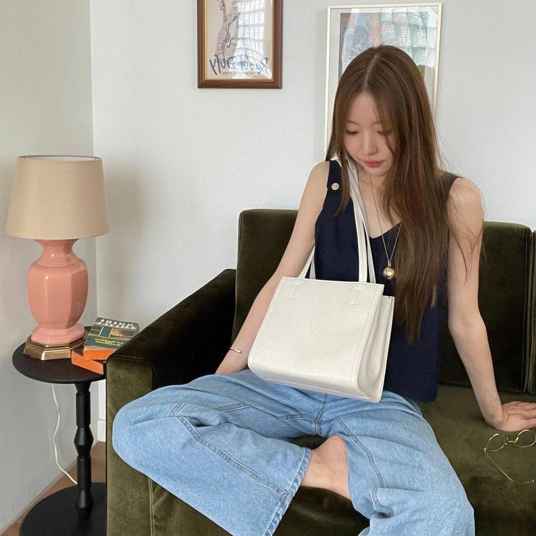 现货实拍 25新款 onuk 丹尼尔同款 气质休闲小方包手提单肩托特包