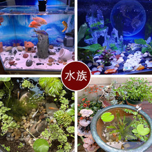 Natural pebbles fish tank aquarium flowerpot deco stones