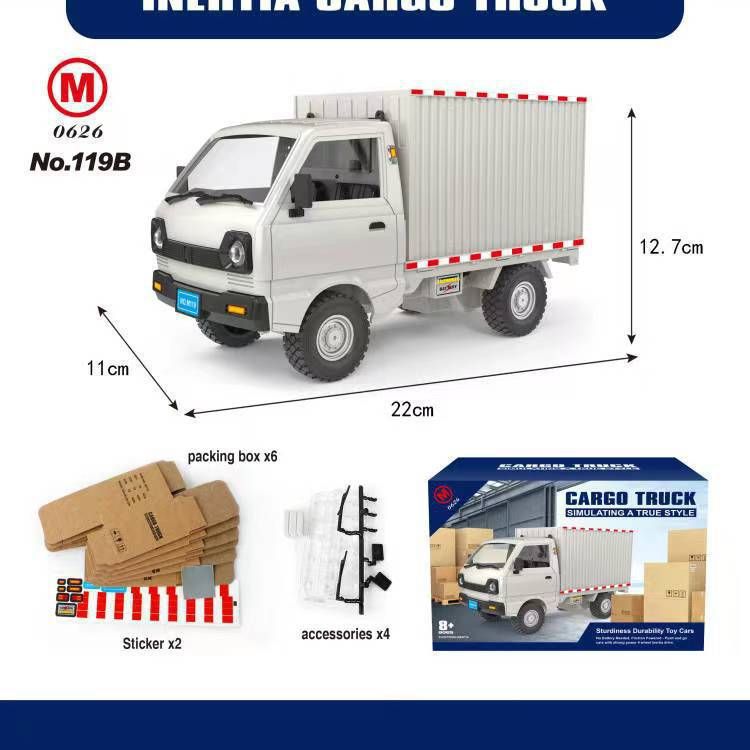 Venta caliente transfronteriza simulación de control remoto Wuling Suzuki micro camión furgoneta Liuzhou coche carga camión camión juguete